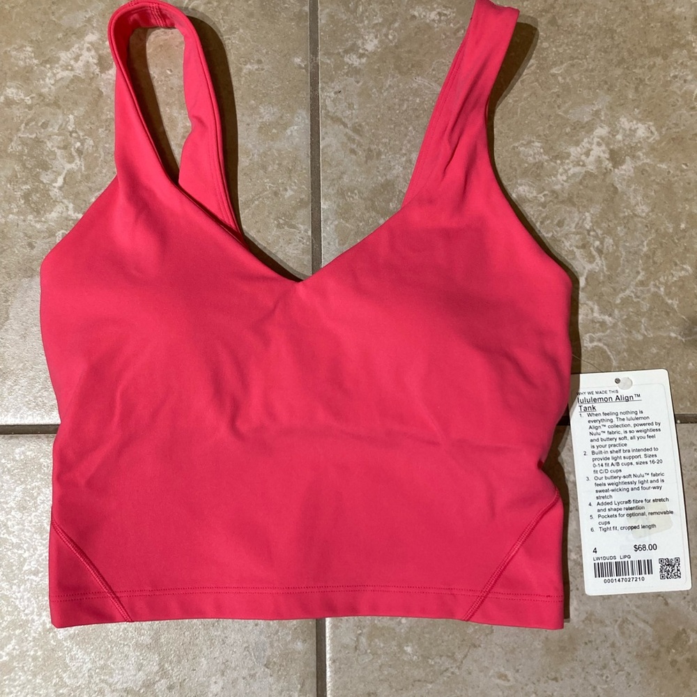 Lululemon Lip Gloss Align Tank